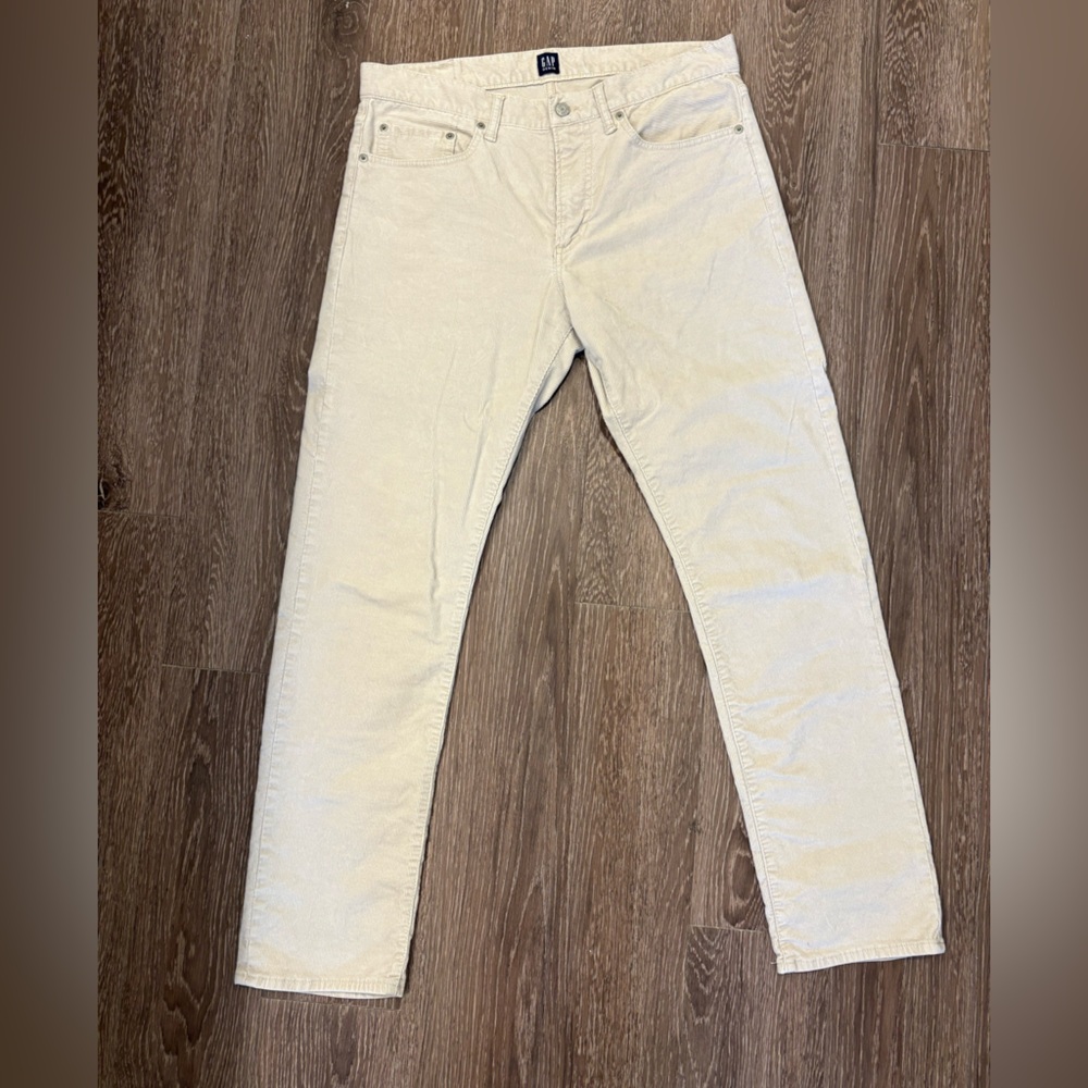 GAP Cream Corduroy Jeans